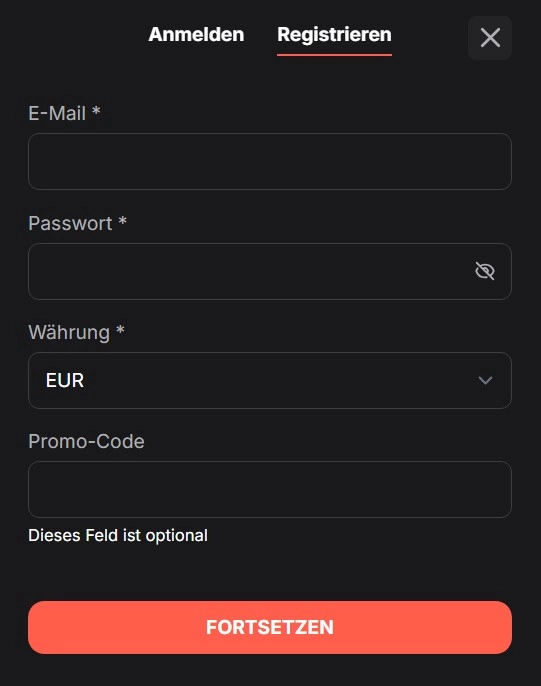 Registrierung und Login